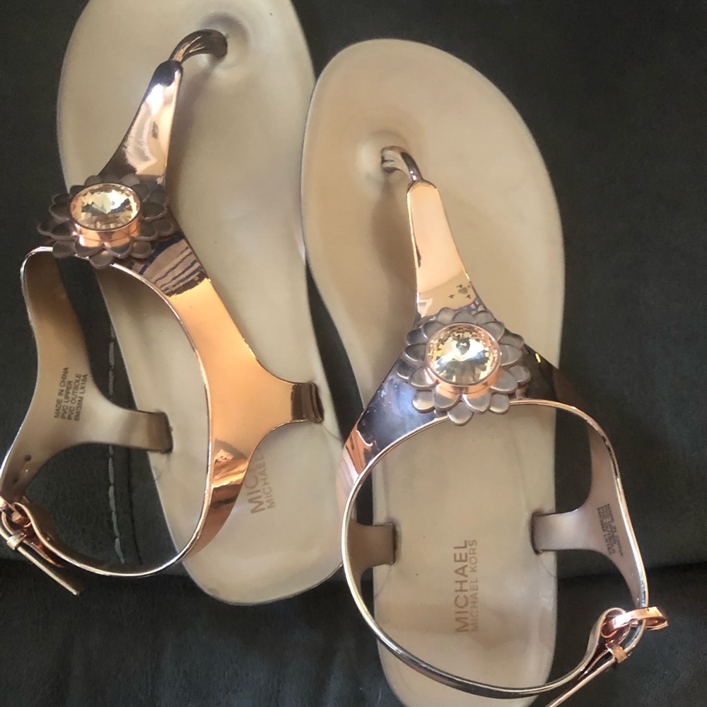 Michael Kors shiny sandals